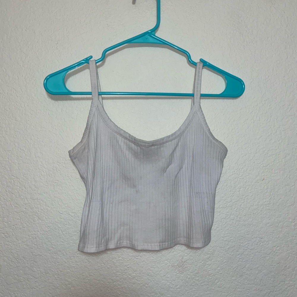 Basic White Crop Top